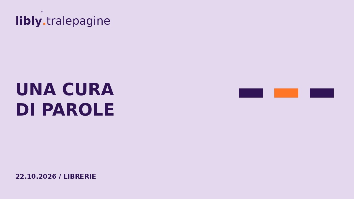 Tre forme viola allineate includono un elemento arancione.
