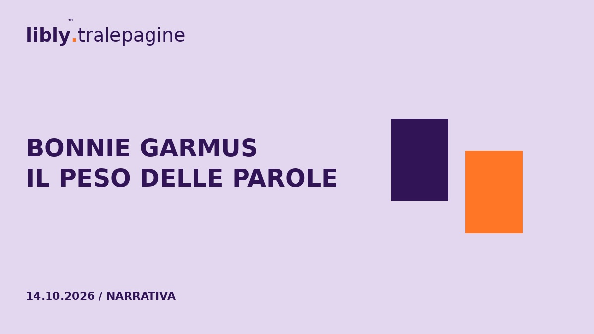 Due rettangoli sfalsati viola e arancione su fondo lavanda, metafora delle tensioni del lavoro editoriale.