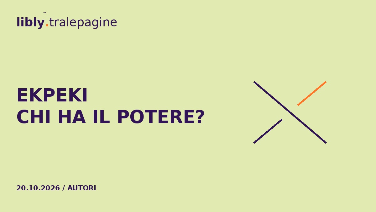 Diagonali viola e arancione si incrociano: potere e possibilità.