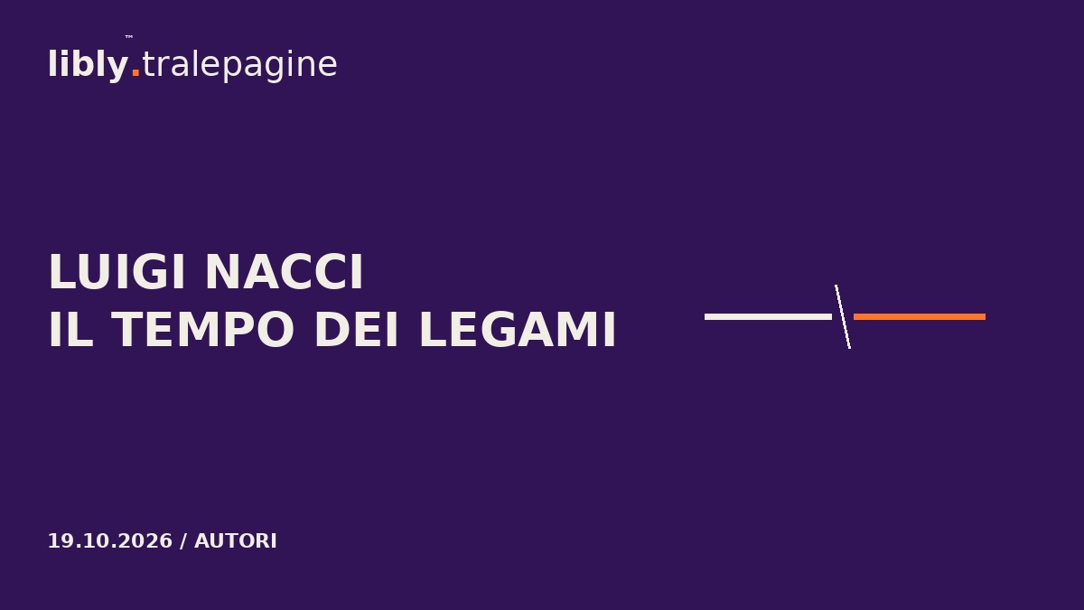 Una linea interrotta cambia colore: il tempo e i legami fra generazioni.