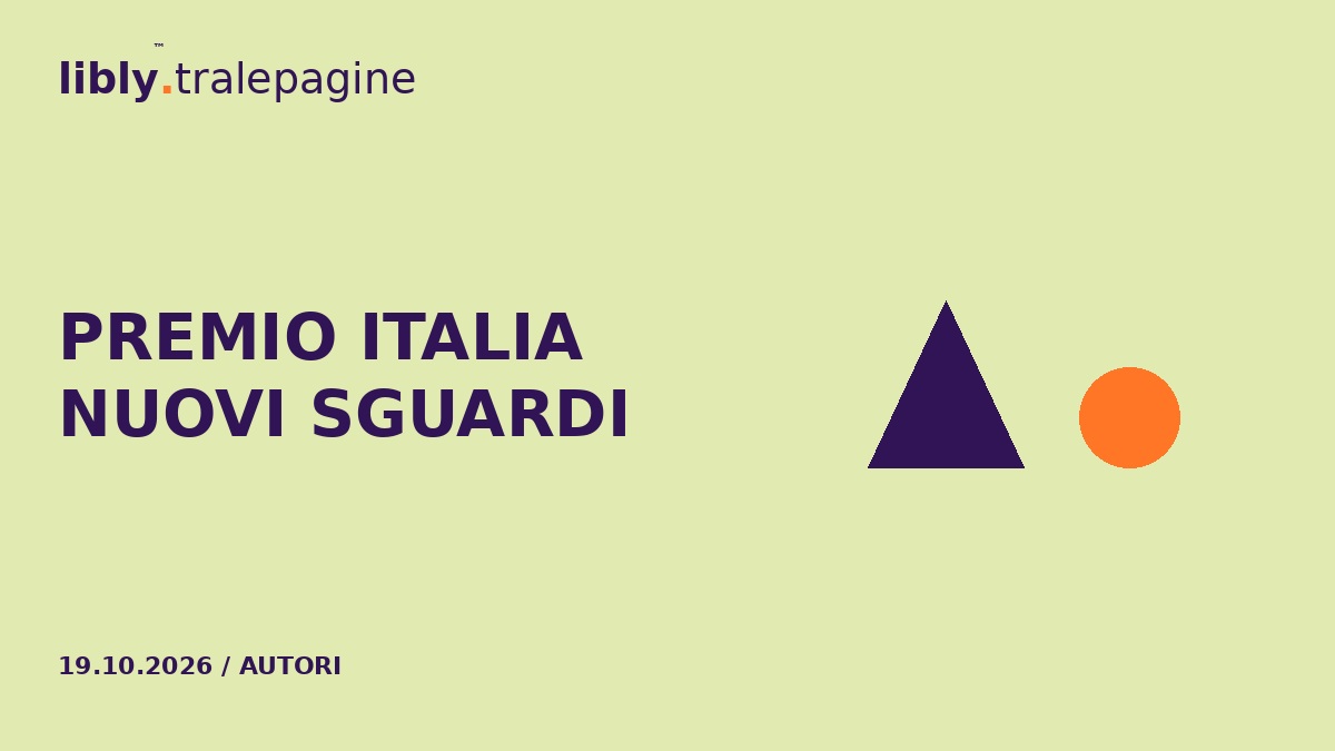 Un triangolo viola e un disco arancione: immaginari letterari distinti.