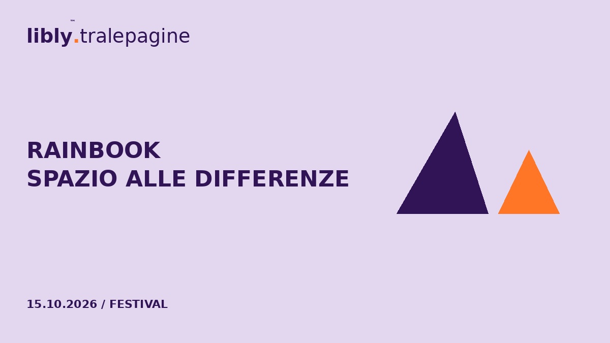 Due triangoli viola e arancione su lavanda: uno spazio per le differenze.