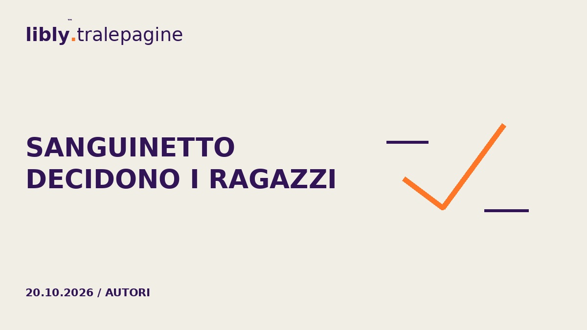 Un segno arancione fra due segmenti viola: la scelta dei giovani lettori.